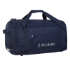 Side view of the pocket of the Kukri Sports core navy duffel bag.