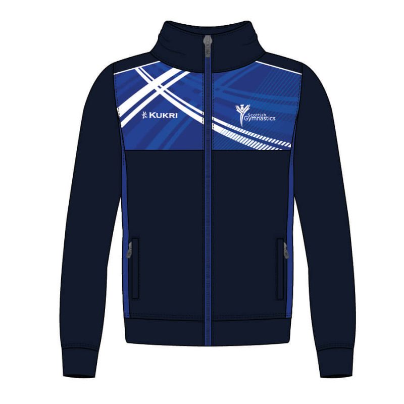 Retro Full Zip Track Top Women Scottish Gymnastics