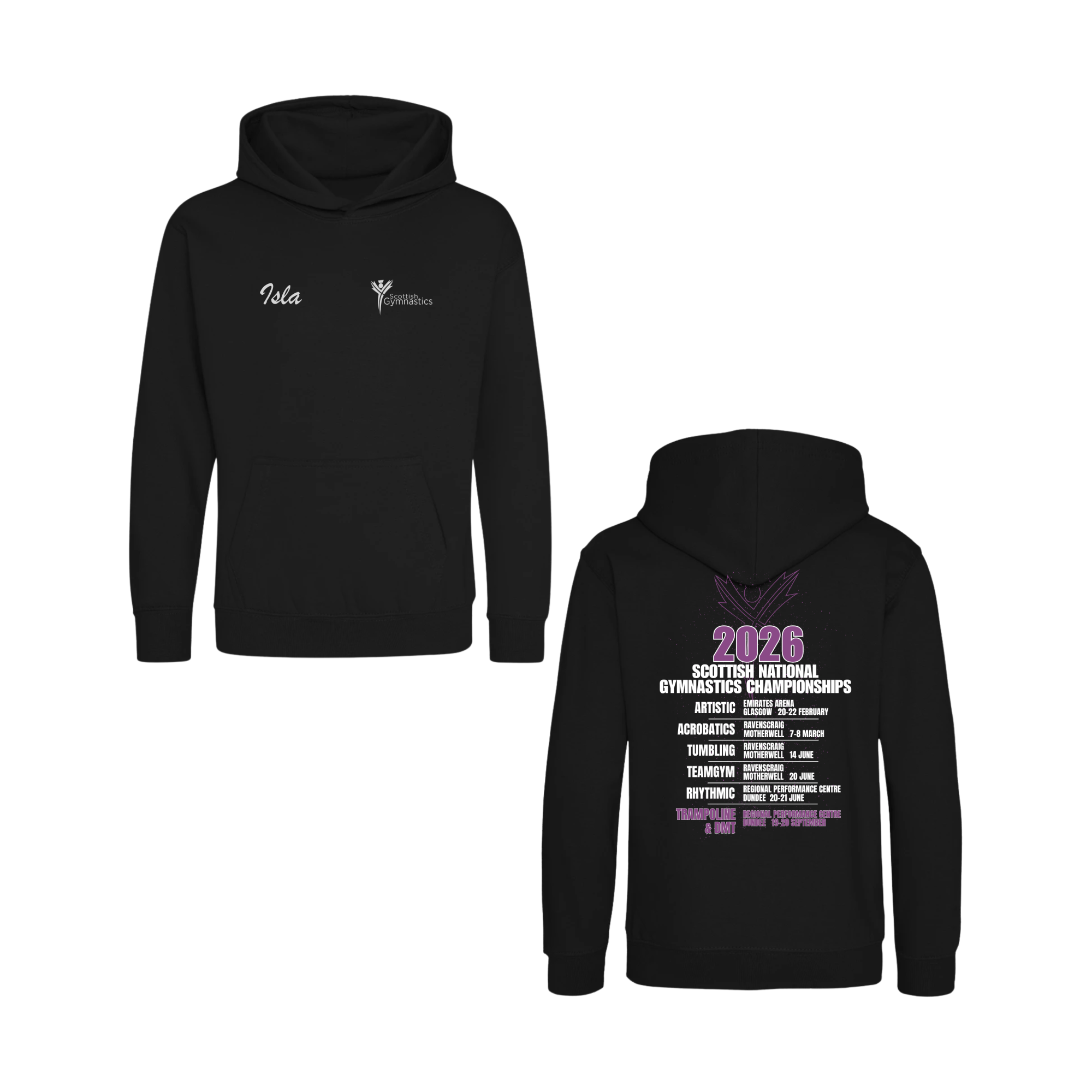 2026 Scottish National Gymnastics Championships Hoodie - Image 3