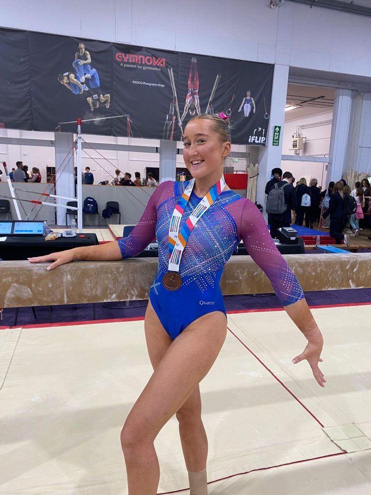 2025 Northern European Championships bronze all-around women's artistic medallist Lottie Smith