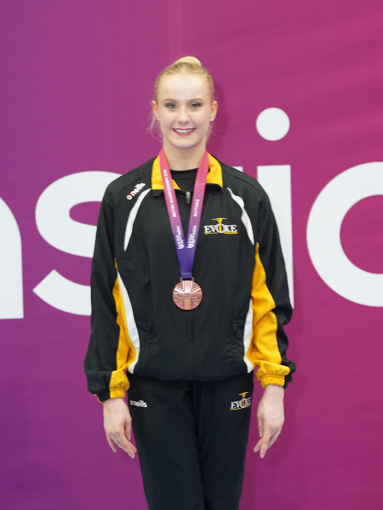 Cara Mackay - senior apparatus bronze medalist - 2026 Acrobatic, Aerobic and Rhythmic Championships