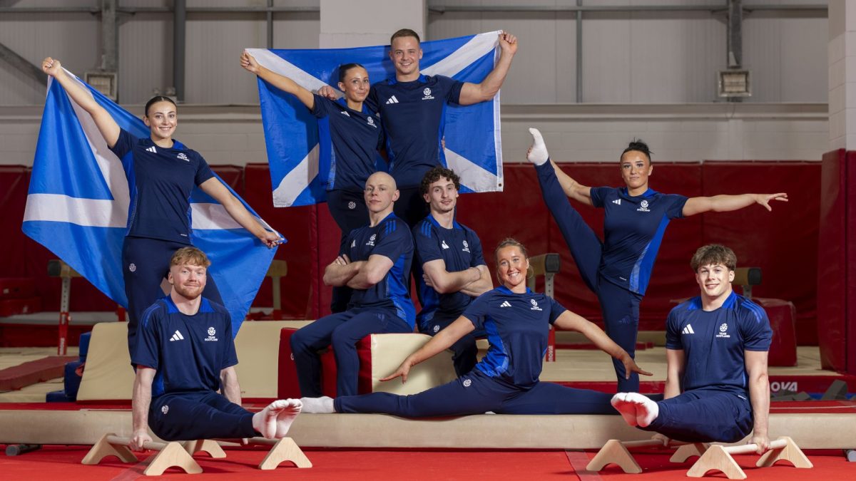 Team Scotland's Glasgow 2026 artistic gymnastics team